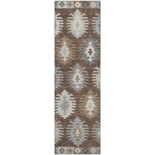 Piper Looms Mayfield Southwest AMF983 Brown Machine Washable Area Rug Runner Main Image