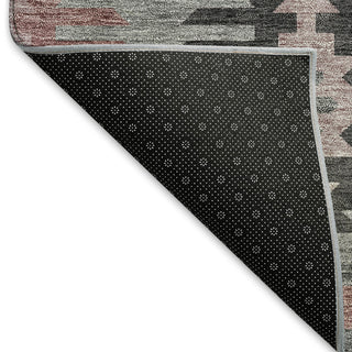 Piper Looms Mayfield Southwest AMF983 Gray Machine Washable Area Rug Backing Image