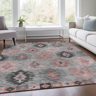 Piper Looms Mayfield Southwest AMF983 Gray Machine Washable Area Rug Lifestyle Image Feature