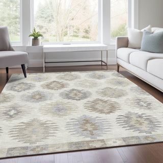 Piper Looms Mayfield Southwest AMF983 Ivory Machine Washable Area Rug Lifestyle Image Feature