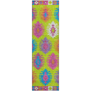 Piper Looms Mayfield Southwest AMF983 Lime Machine Washable Area Rug Runner Main Image