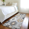 Piper Looms Mayfield Southwest AMF983 Silver Machine Washable Area Rug Runner Lifestyle Image Feature