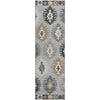 Piper Looms Mayfield Southwest AMF983 Silver Machine Washable Area Rug Runner Main Image