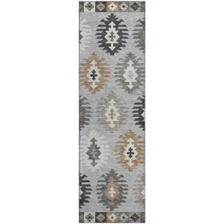 Piper Looms Mayfield Southwest AMF983 Silver Machine Washable Area Rug Runner Main Image