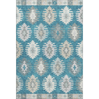 Piper Looms Mayfield Southwest AMF983 Teal Machine Washable Area Rug main image