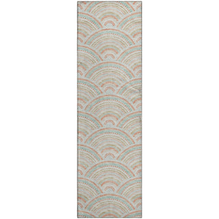 Piper Looms Mayfield Circles AMF984 Linen Machine Washable Area Rug Runner Main Image