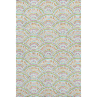 Piper Looms Mayfield Circles AMF984 Pearl Machine Washable Area Rug main image