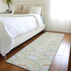 Piper Looms Mayfield Circles AMF984 Pearl Machine Washable Area Rug Runner Lifestyle Image Feature