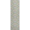 Piper Looms Mayfield Circles AMF984 Pearl Machine Washable Area Rug Runner Main Image