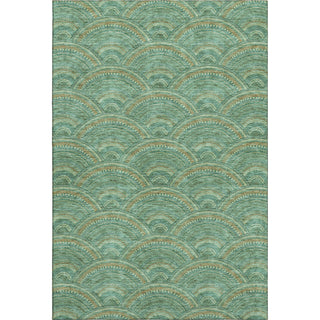 Piper Looms Mayfield Circles AMF984 Sage Machine Washable Area Rug main image