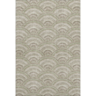 Piper Looms Mayfield Circles AMF984 Taupe Machine Washable Area Rug main image