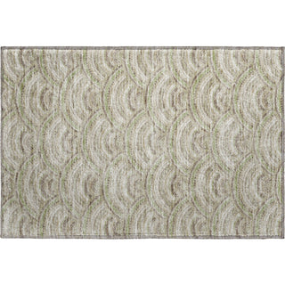 Piper Looms Mayfield Circles AMF984 Taupe Machine Washable Area Rug Scatter Main Image
