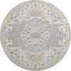 Piper Looms Mayfield Oriental AMF985 Beige Machine Washable Area Rug Round Main Image