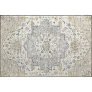 Piper Looms Mayfield Oriental AMF985 Beige Machine Washable Area Rug Scatter Main Image