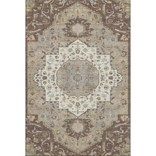Piper Looms Mayfield Oriental AMF985 Chocolate Machine Washable Area Rug main image