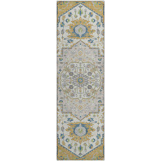 Piper Looms Mayfield Oriental AMF985 Gold Machine Washable Area Rug Runner Main Image