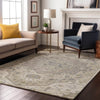 Piper Looms Mayfield Oriental AMF985 Ivory Machine Washable Area Rug Lifestyle Image Feature