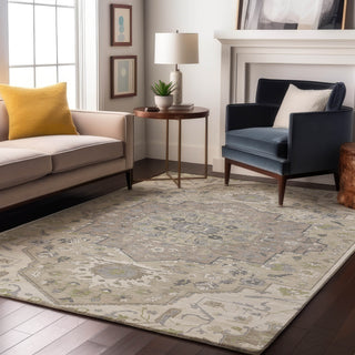 Piper Looms Mayfield Oriental AMF985 Ivory Machine Washable Area Rug Lifestyle Image Feature