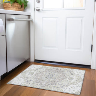 Piper Looms Mayfield Oriental AMF985 Ivory Machine Washable Area Rug Scatter Lifestyle Image Feature