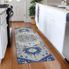 Piper Looms Mayfield Oriental AMF985 Navy Machine Washable Area Rug Runner Lifestyle Image Feature