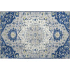 Piper Looms Mayfield Oriental AMF985 Navy Machine Washable Area Rug Scatter Main Image