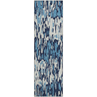 Piper Looms Mayfield Stripes AMF986 Blue Machine Washable Area Rug Runner Main Image