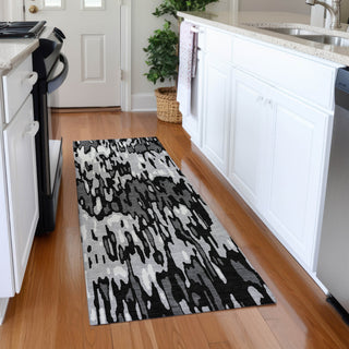 Piper Looms Mayfield Stripes AMF986 Gray Machine Washable Area Rug Runner Lifestyle Image Feature