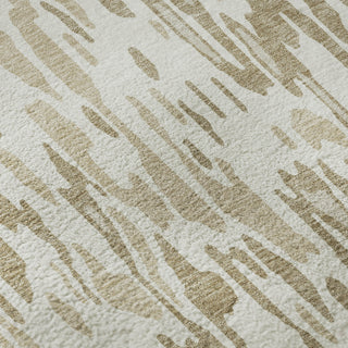 Piper Looms Mayfield Stripes AMF986 Ivory Machine Washable Area Rug Swatch Image