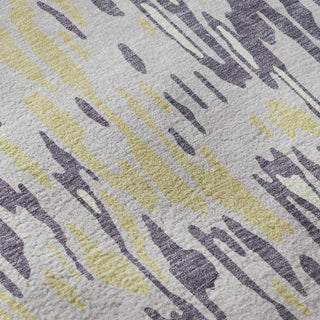 Piper Looms Mayfield Stripes AMF986 Purple Machine Washable Area Rug Swatch Image
