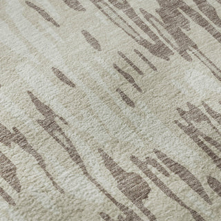 Piper Looms Mayfield Stripes AMF986 Putty Machine Washable Area Rug Swatch Image