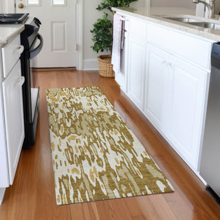 Piper Looms Mayfield Stripes AMF986 Wheat Machine Washable Area Rug Runner Lifestyle Image Feature