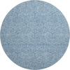 Piper Looms Mayfield Geometric AMF987 Denim Machine Washable Area Rug Round Main Image