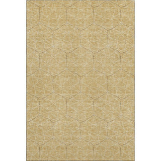 Piper Looms Mayfield Geometric AMF987 Gold Machine Washable Area Rug main image