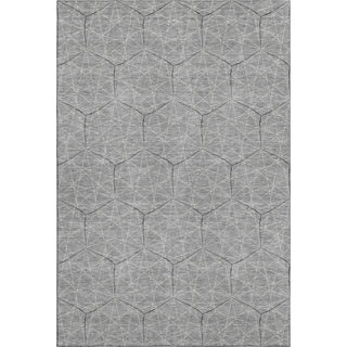 Piper Looms Mayfield Geometric AMF987 Gray Machine Washable Area Rug main image