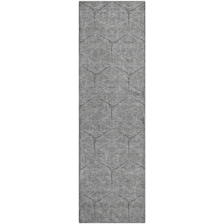 Piper Looms Mayfield Geometric AMF987 Gray Machine Washable Area Rug Runner Main Image