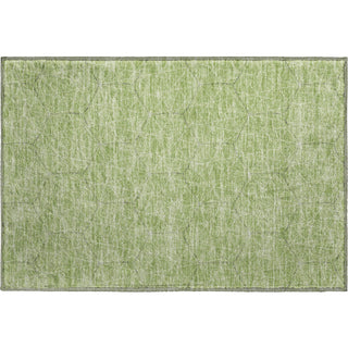 Piper Looms Mayfield Geometric AMF987 Green Machine Washable Area Rug Scatter Main Image