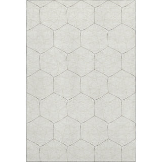 Piper Looms Mayfield Geometric AMF987 Ivory Machine Washable Area Rug main image