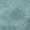 Piper Looms Mayfield Geometric AMF987 Teal Machine Washable Area Rug Swatch Image