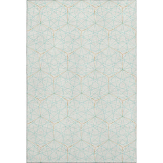 Piper Looms Mayfield Geometric AMF987 White Machine Washable Area Rug main image