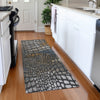 Piper Looms Mayfield Squares AMF988 Charcoal Machine Washable Area Rug Runner Lifestyle Image Feature