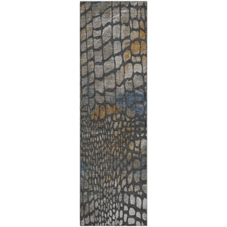 Piper Looms Mayfield Squares AMF988 Charcoal Machine Washable Area Rug Runner Main Image