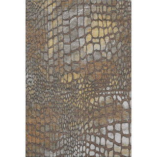 Piper Looms Mayfield Squares AMF988 Chocolate Machine Washable Area Rug main image