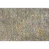 Piper Looms Mayfield Squares AMF988 Gold Machine Washable Area Rug Scatter Main Image