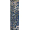 Piper Looms Mayfield Squares AMF988 Navy Machine Washable Area Rug Runner Main Image