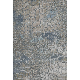Piper Looms Mayfield Squares AMF988 Silver Machine Washable Area Rug main image