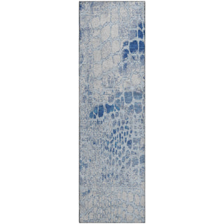 Piper Looms Mayfield Squares AMF988 Sky Machine Washable Area Rug Runner Main Image