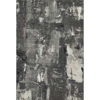 Piper Looms Mayfield Abstract AMF989 Black Machine Washable Area Rug main image