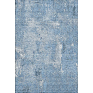 Piper Looms Mayfield Abstract AMF989 Denim Machine Washable Area Rug main image