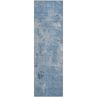 Piper Looms Mayfield Abstract AMF989 Denim Machine Washable Area Rug Runner Main Image