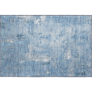 Piper Looms Mayfield Abstract AMF989 Denim Machine Washable Area Rug Scatter Main Image